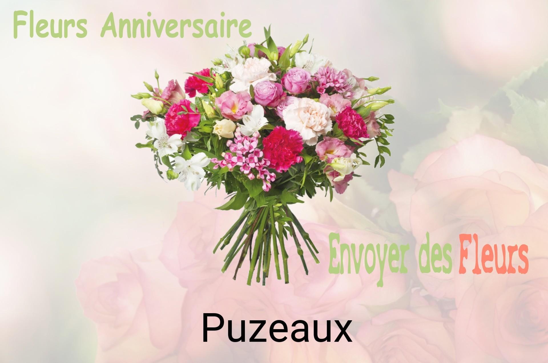 Bouquet de fleurs d’anniversaire livré à Puzeaux